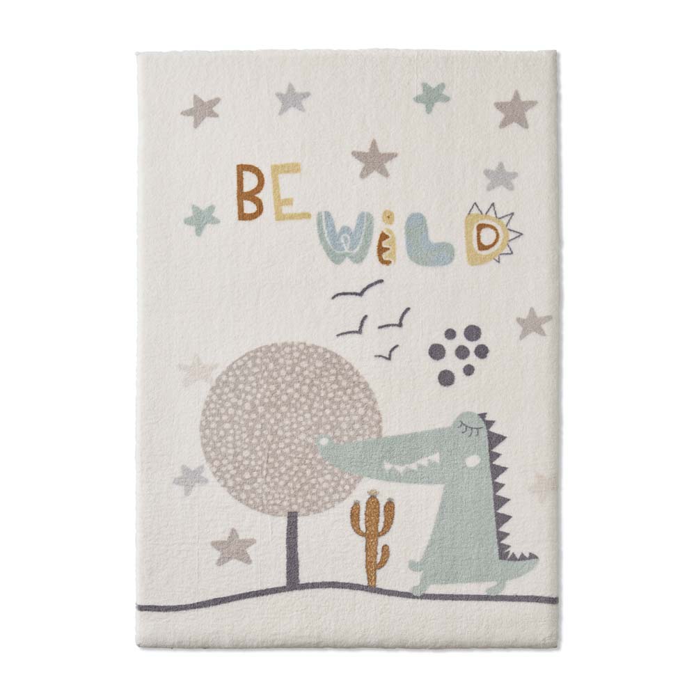 Tapis enfant dinosaure - Animigo No.1 crème/multi - overzicht Tapis enfant dinosaure - Animigo No.1 crème/multi - overzicht