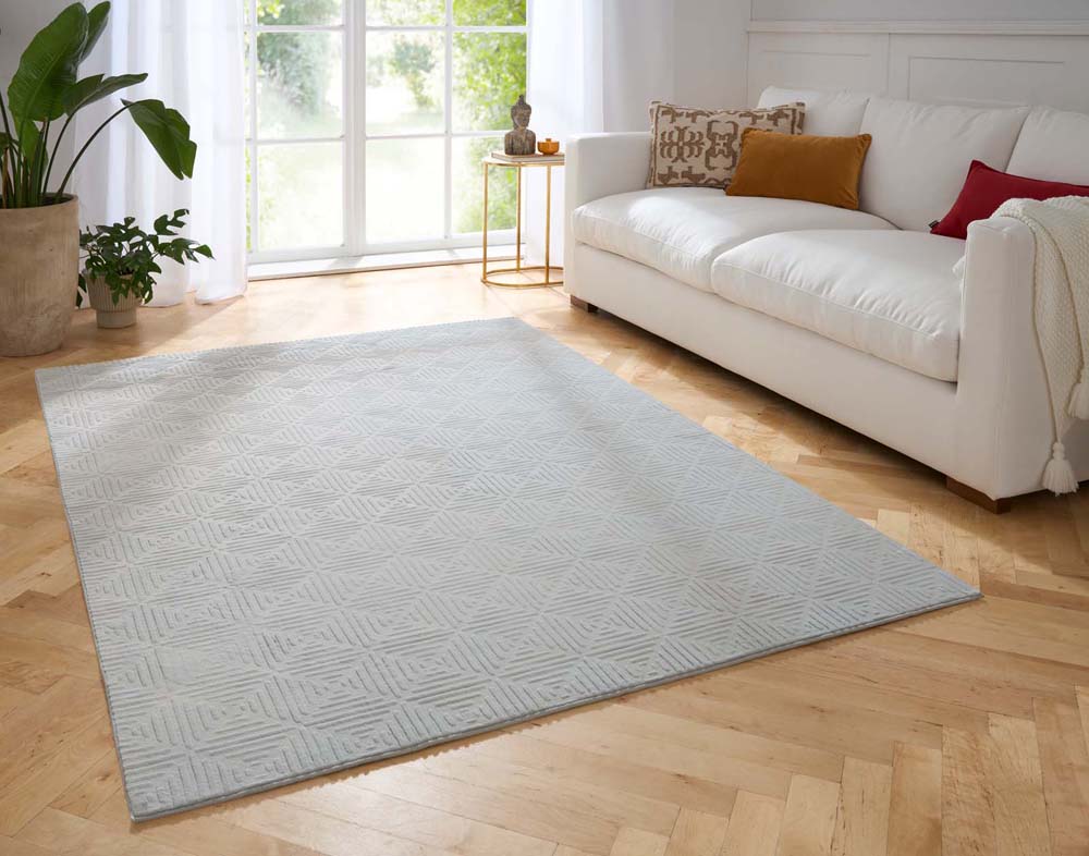 Tapis doux - Emily Diamond gris Tapis doux - Emily Diamond gris