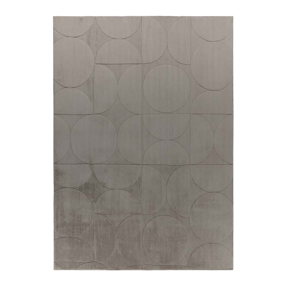 Tapis doux - Emily Circles taupe - overzicht Tapis doux - Emily Circles taupe - overzicht