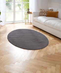 Tapis ovale - Svea gris