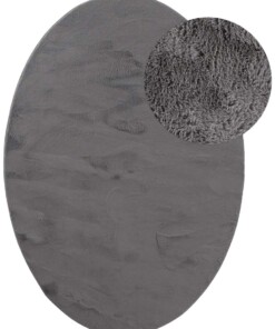 Tapis ovale - Svea gris