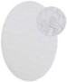 Tapis ovale - Svea blanc