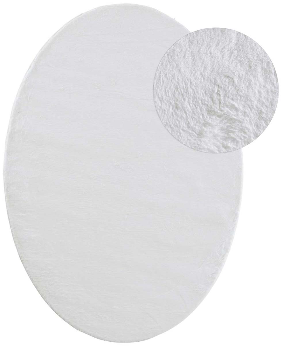Tapis ovale - Svea blanc Tapis ovale - Svea blanc