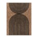 Tapis extérieur jute​ - Serenity beige/noir