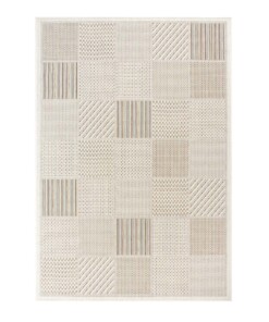 Tapis extérieur carreaux - Lyra crème/multi - overzicht