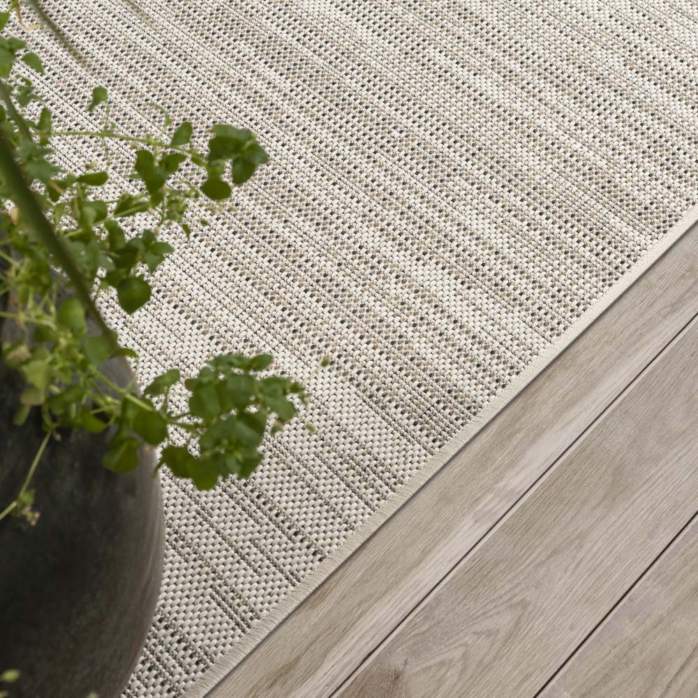 Tapis extérieur - Suvi beige/gris - close up Tapis extérieur - Suvi beige/gris - close up