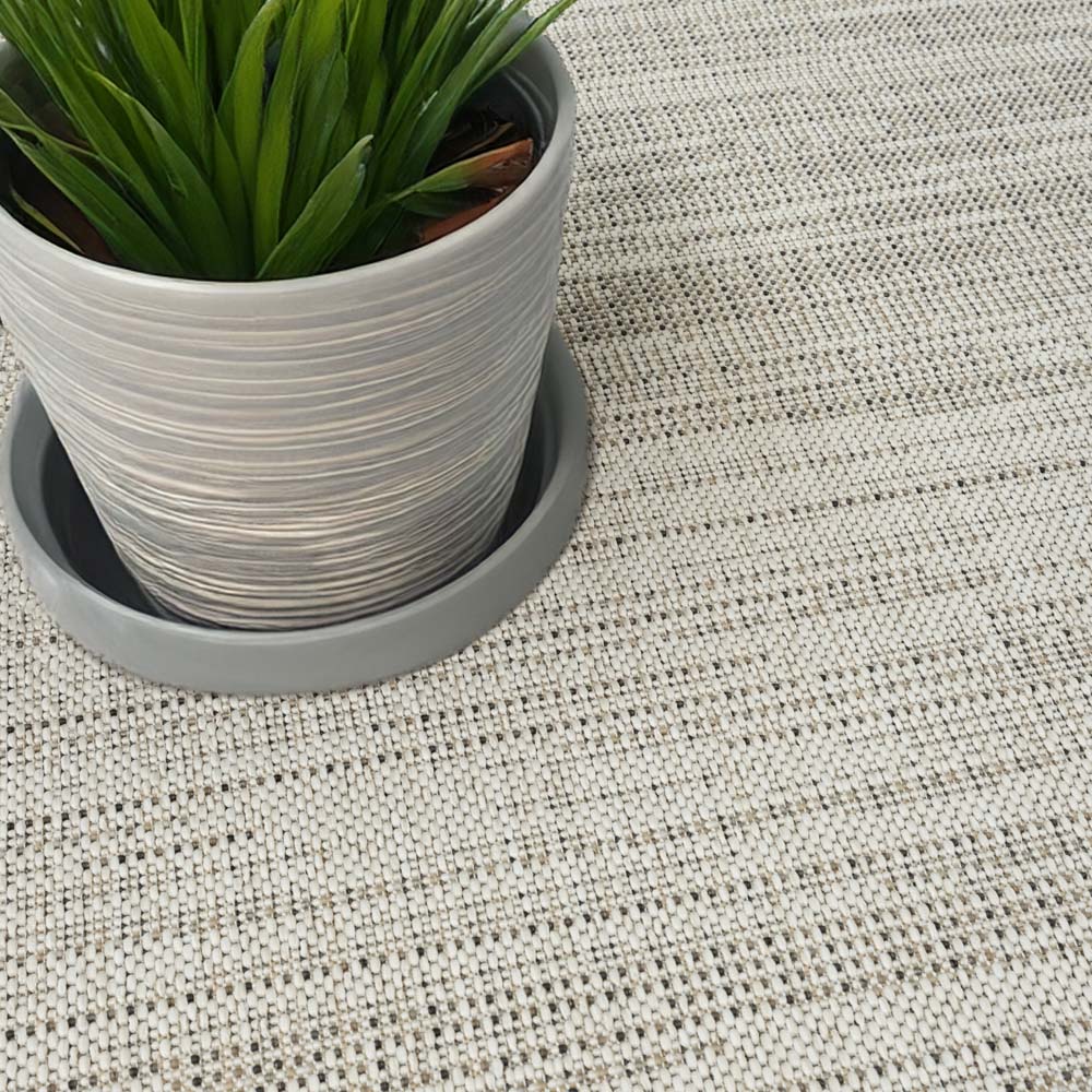 Tapis extérieur - Suvi beige/gris - close up Tapis extérieur - Suvi beige/gris - close up