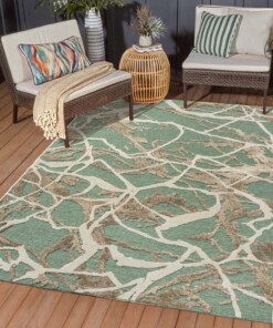 Tapis extérieur - Marble vert - sfeer