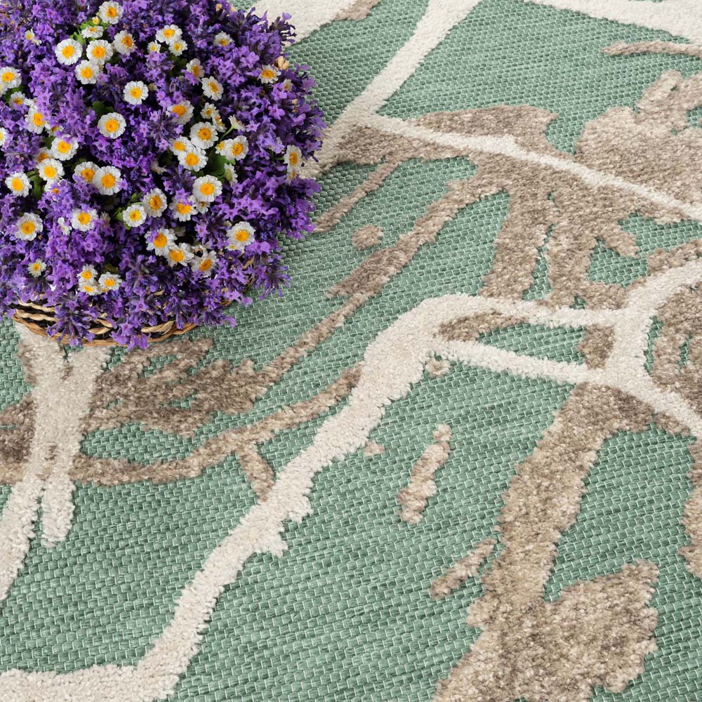 Tapis extérieur - Marble vert - close up Tapis extérieur - Marble vert - close up