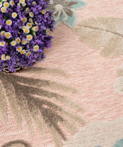 Tapis extérieur fleurs - Yara rose - close up, thumbnail Tapis extérieur fleurs - Yara rose - close up, thumbnail