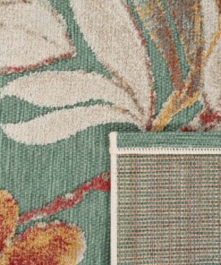 Tapis extérieur fleurs - Lilly vert - close up, thumbnail Tapis extérieur fleurs - Lilly vert - close up, thumbnail