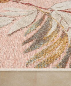 Tapis extérieur fleurs - Lilly rose - close up, thumbnail