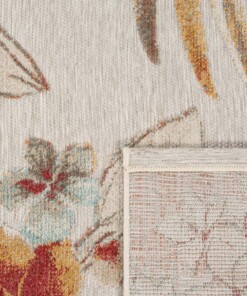 Tapis extérieur fleurs - Lilly gris - close up, thumbnail Tapis extérieur fleurs - Lilly gris - close up, thumbnail