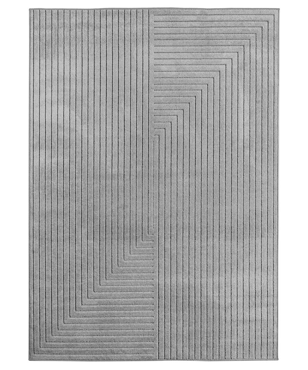 Tapis d'extérieur Scandinave - Naara Lini gris - overzicht Tapis d'extérieur Scandinave - Naara Lini gris - overzicht