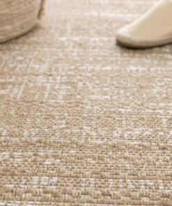 Tapis Extérieur - Corde Melange Naturel/Blanc