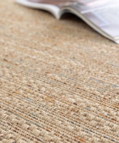 Tapis Extérieur - Corde Melange Naturel/Coucher de Soleil