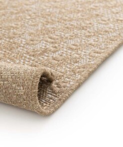 Tapis Extérieur Carreaux - Corde Trellis Naturel/Blanc