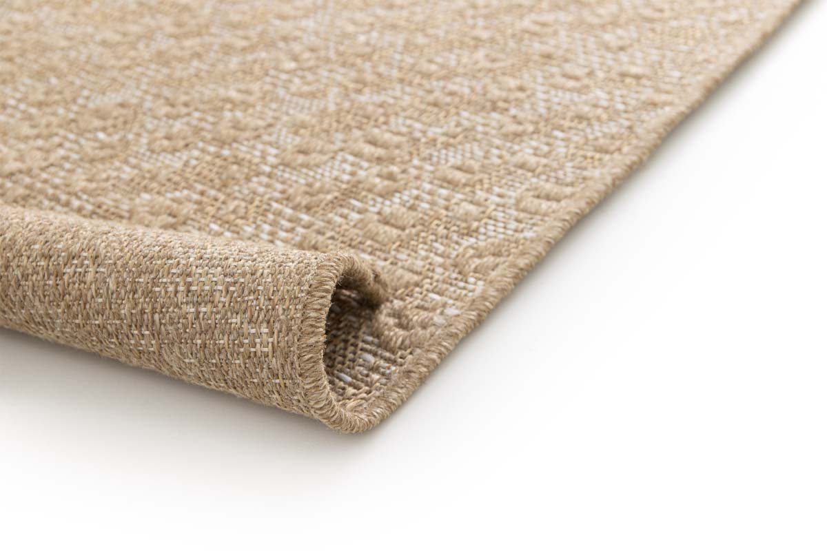 Tapis Extérieur Carreaux - Corde Trellis Naturel/Blanc Tapis Extérieur Carreaux - Corde Trellis Naturel/Blanc