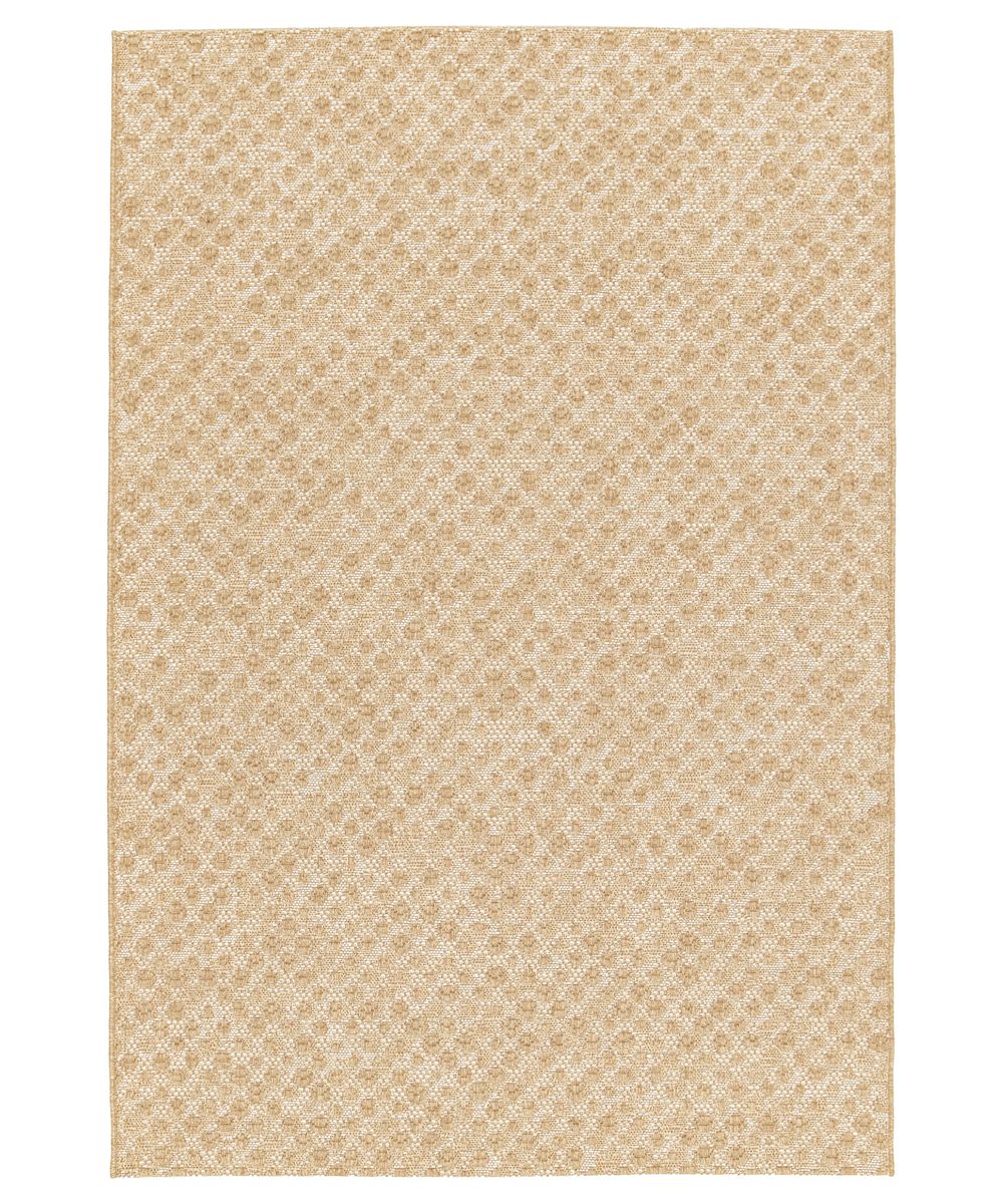 Tapis Extérieur Carreaux - Corde Trellis Naturel/Blanc - overzicht Tapis Extérieur Carreaux - Corde Trellis Naturel/Blanc - overzicht