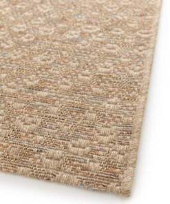 Tapis Extérieur Carreaux - Corde Trellis Naturel/Coucher de Soleil