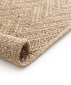 Tapis d’extérieur Zig zag - Corde Chevron naturel/sunset