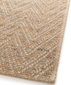Tapis d’extérieur Zig zag - Corde Chevron naturel/sunset