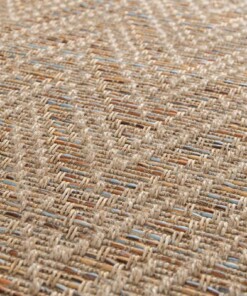Tapis d’extérieur Zig zag - Corde Chevron naturel/sunset