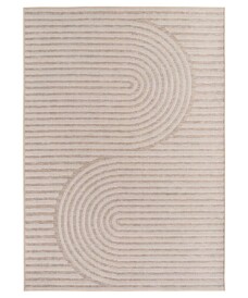 Tapis d'extérieur - Mira Curve beige - overzicht, thumbnail