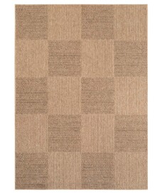 Tapis d’extérieur aspect jute - Cana Quadro beige - overzicht, thumbnail