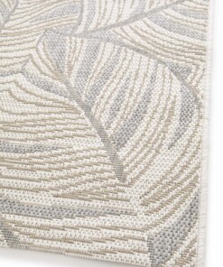 Tapis Extérieur Feuilles de Palmier - Verdance Canopy Blanc/Gris Tapis Extérieur Feuilles de Palmier - Verdance Canopy Blanc/Gris