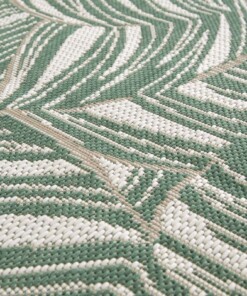 Tapis Extérieur Feuilles de Palmier - Verdance Canopy Vert