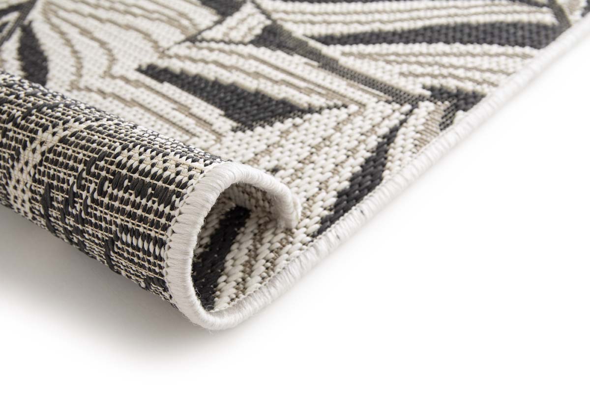 Tapis Extérieur Feuilles de Palmier - Verdance Canopy Noir Tapis Extérieur Feuilles de Palmier - Verdance Canopy Noir