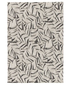 Tapis Extérieur Feuilles de Palmier - Verdance Canopy Noir - overzicht