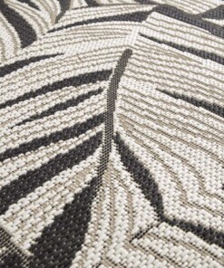 Tapis Extérieur Feuilles de Palmier - Verdance Canopy Noir