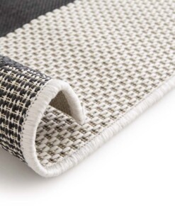 Tapis Extérieur Abstrait - Verdance Celeste Noir/Beige