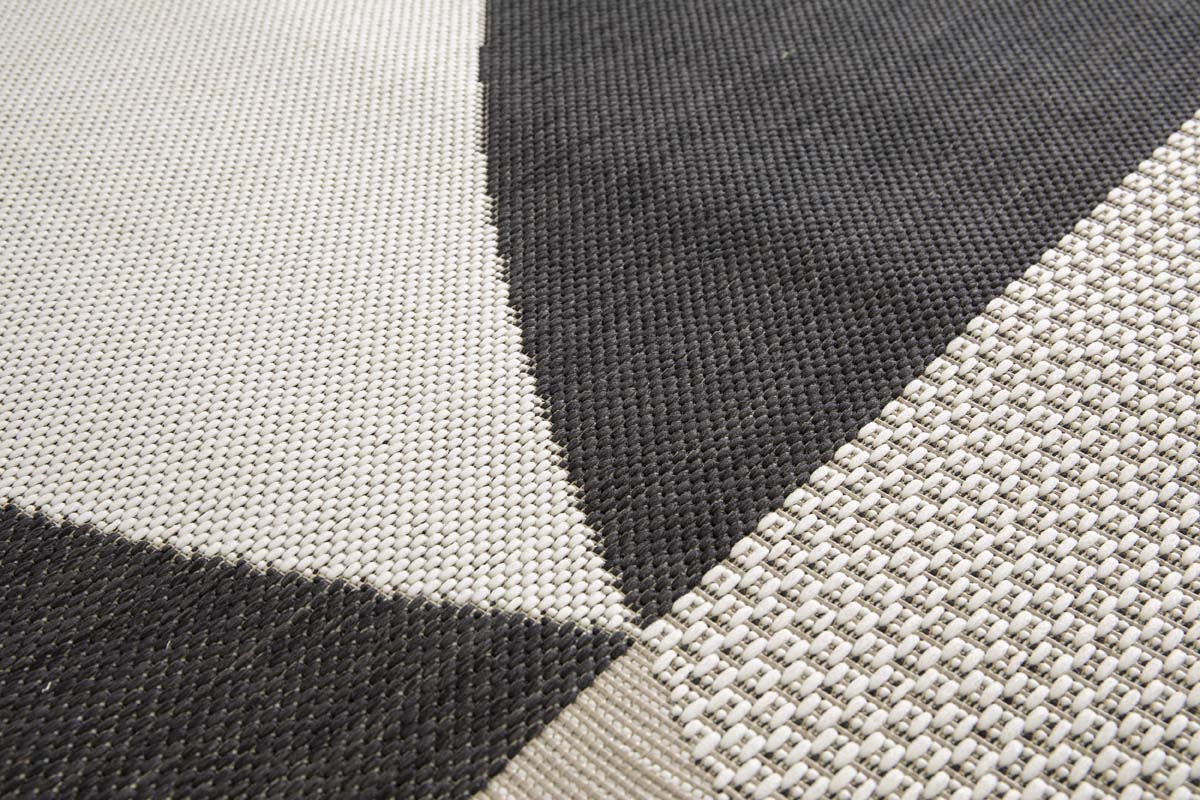 Tapis Extérieur Abstrait - Verdance Celeste Noir/Beige Tapis Extérieur Abstrait - Verdance Celeste Noir/Beige