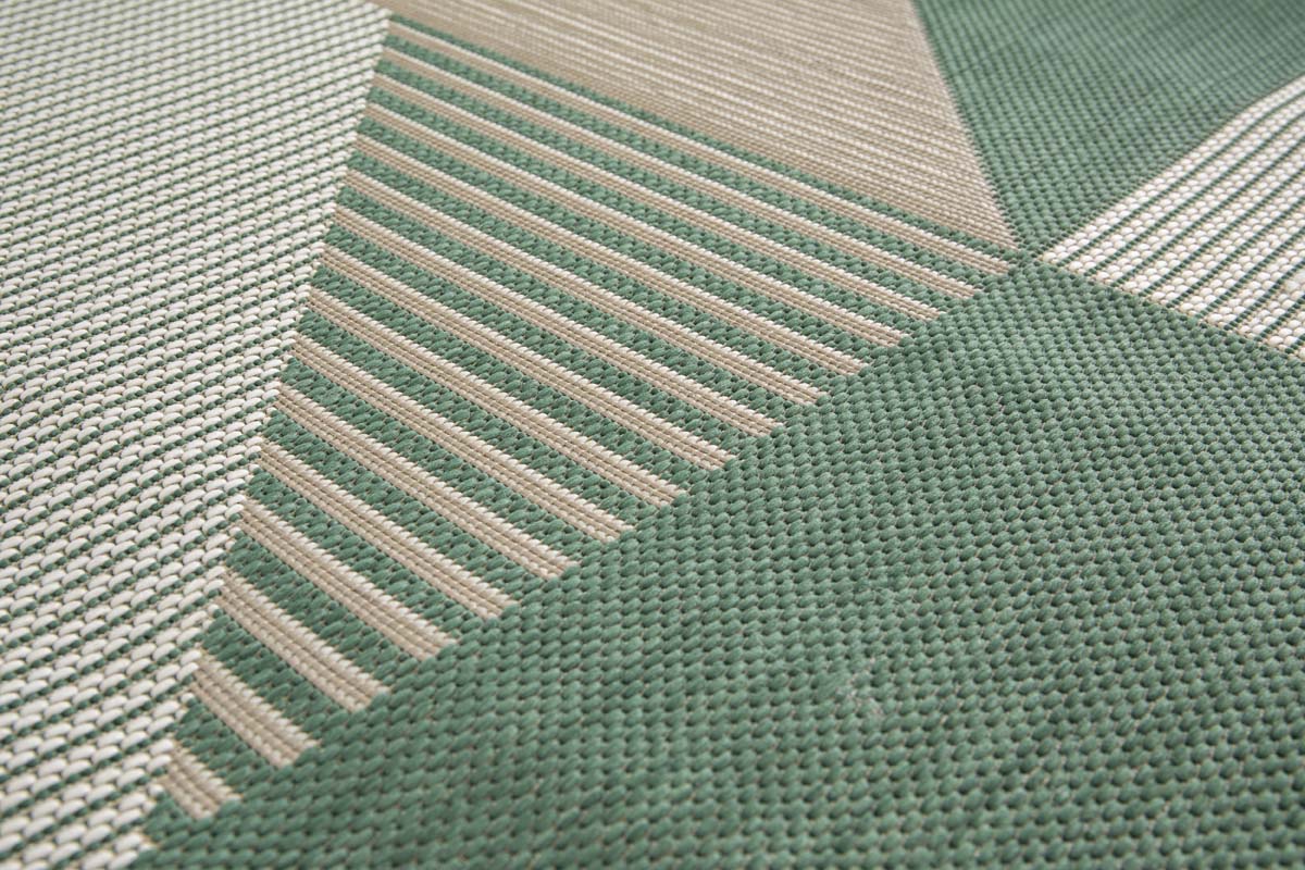 Tapis Extérieur Carreaux - Verdance Mesa Vert/Beige Tapis Extérieur Carreaux - Verdance Mesa Vert/Beige