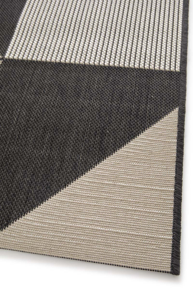 Tapis Extérieur Carreaux - Verdance Mesa Noir/Beige Tapis Extérieur Carreaux - Verdance Mesa Noir/Beige