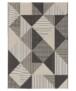 Tapis Extérieur Carreaux - Verdance Mesa Noir/Beige - overzicht, thumbnail