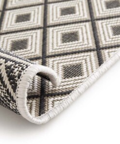 Tapis Extérieur Carreaux - Verdance Trellis Gris