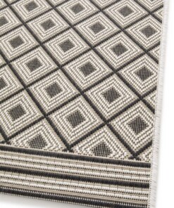 Tapis Extérieur Carreaux - Verdance Trellis Gris