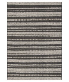 Tapis Extérieur Rayé - Verdance Cadence Noir - overzicht, thumbnail
