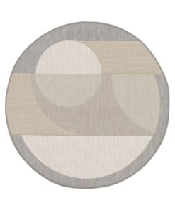 Tapis Extérieur Rond - Verdance Solis Gris - overzicht