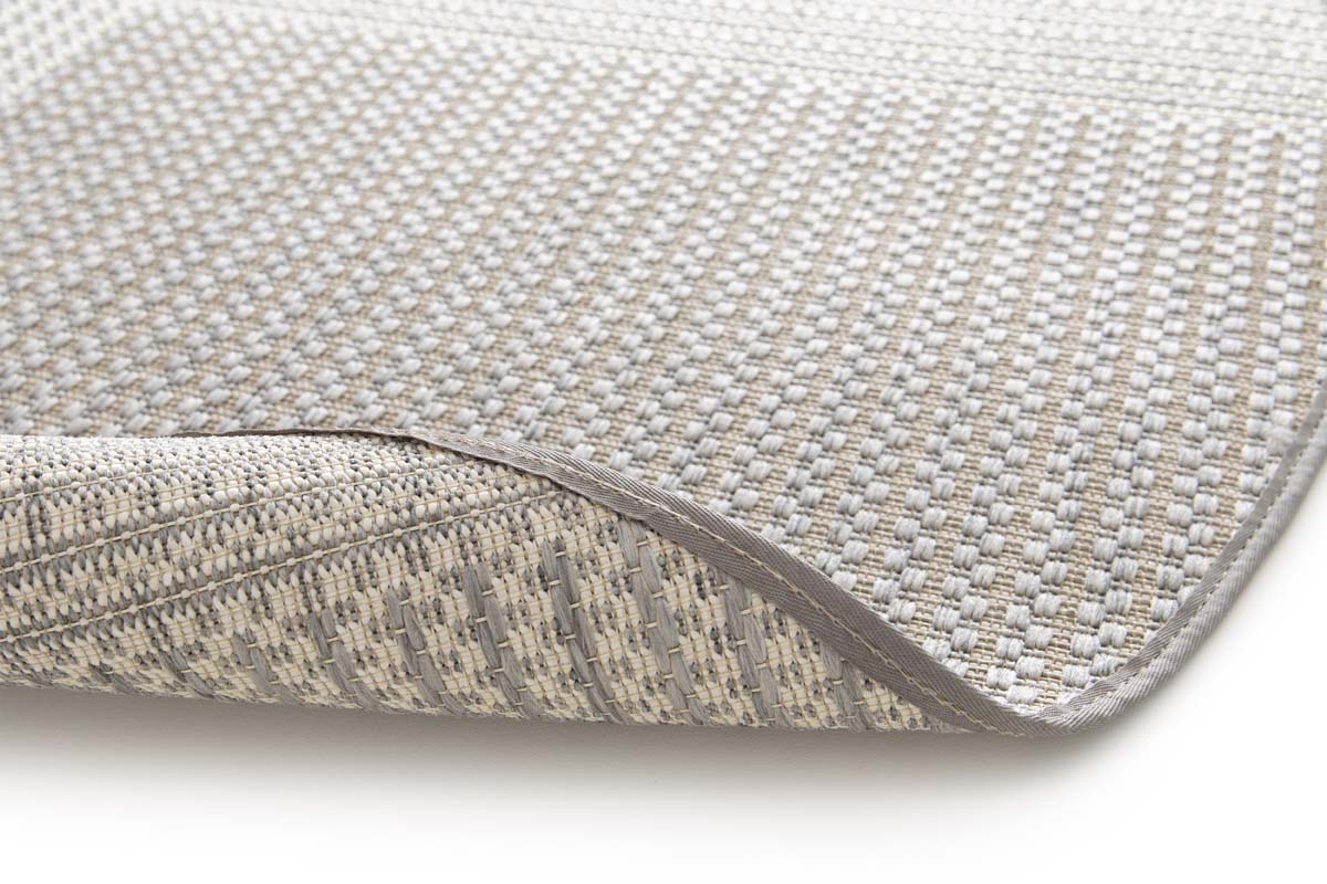 Tapis Extérieur Rond - Verdance Axis Gris Tapis Extérieur Rond - Verdance Axis Gris