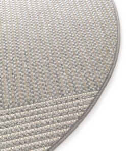 Tapis Extérieur Rond - Verdance Axis Gris Tapis Extérieur Rond - Verdance Axis Gris