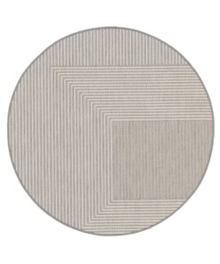 Tapis Extérieur Rond - Verdance Axis Gris - overzicht