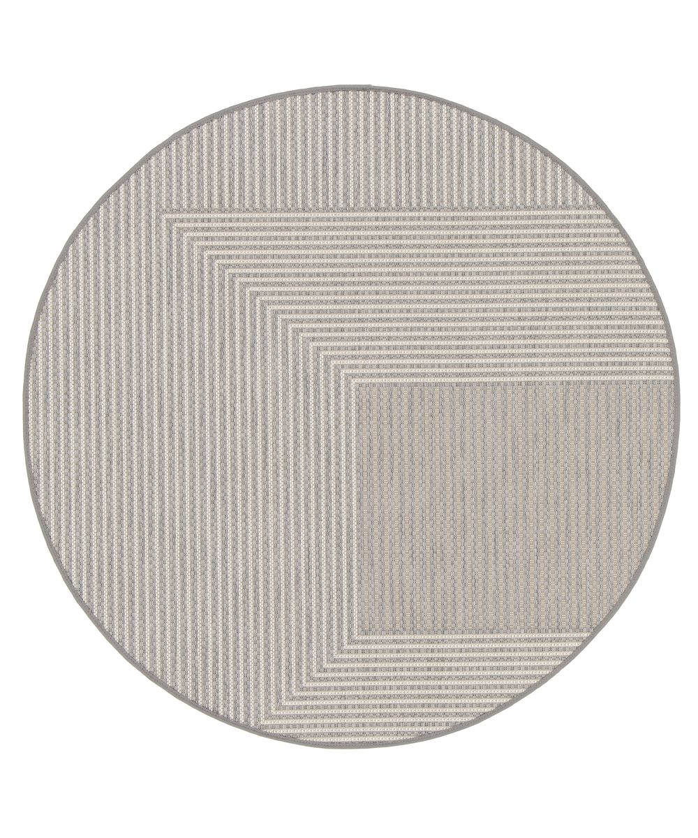 Tapis Extérieur Rond - Verdance Axis Gris - overzicht Tapis Extérieur Rond - Verdance Axis Gris - overzicht
