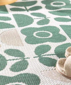 Tapis Extérieur Fleur - Verdance Bloom Vert Tapis Extérieur Fleur - Verdance Bloom Vert