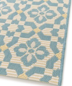 Tapis d’extérieur - Bubbly Tulip turquoise