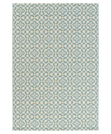 Tapis d’extérieur - Bubbly Tulip turquoise - overzicht, thumbnail